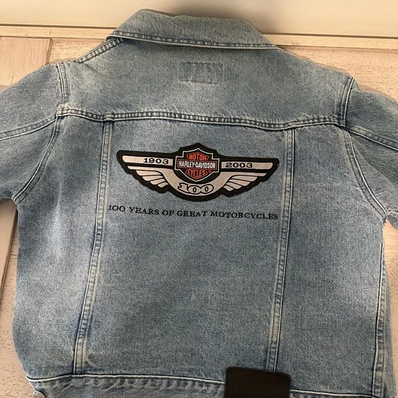 Harley-Davidson Blue Jean Jacket - Picture 2 of 2